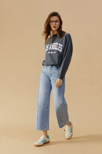 High-Line Curve Ankle Jeans HJ016