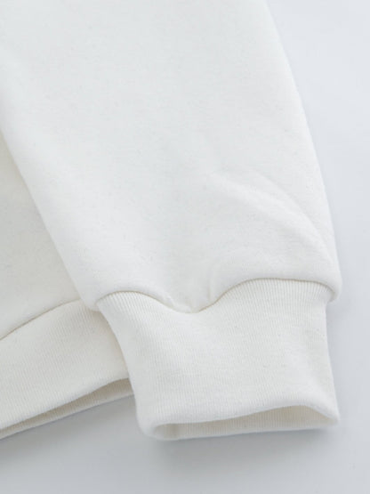 Oversized Half-Zip Sweatshirt